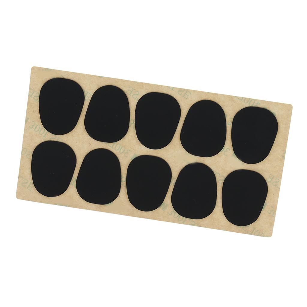 Силиконовая накладка на мундштук Отличное ощущение Защитная Мягкая подушечка для мундштука для игры на музыке Саксофон Черный 0.5