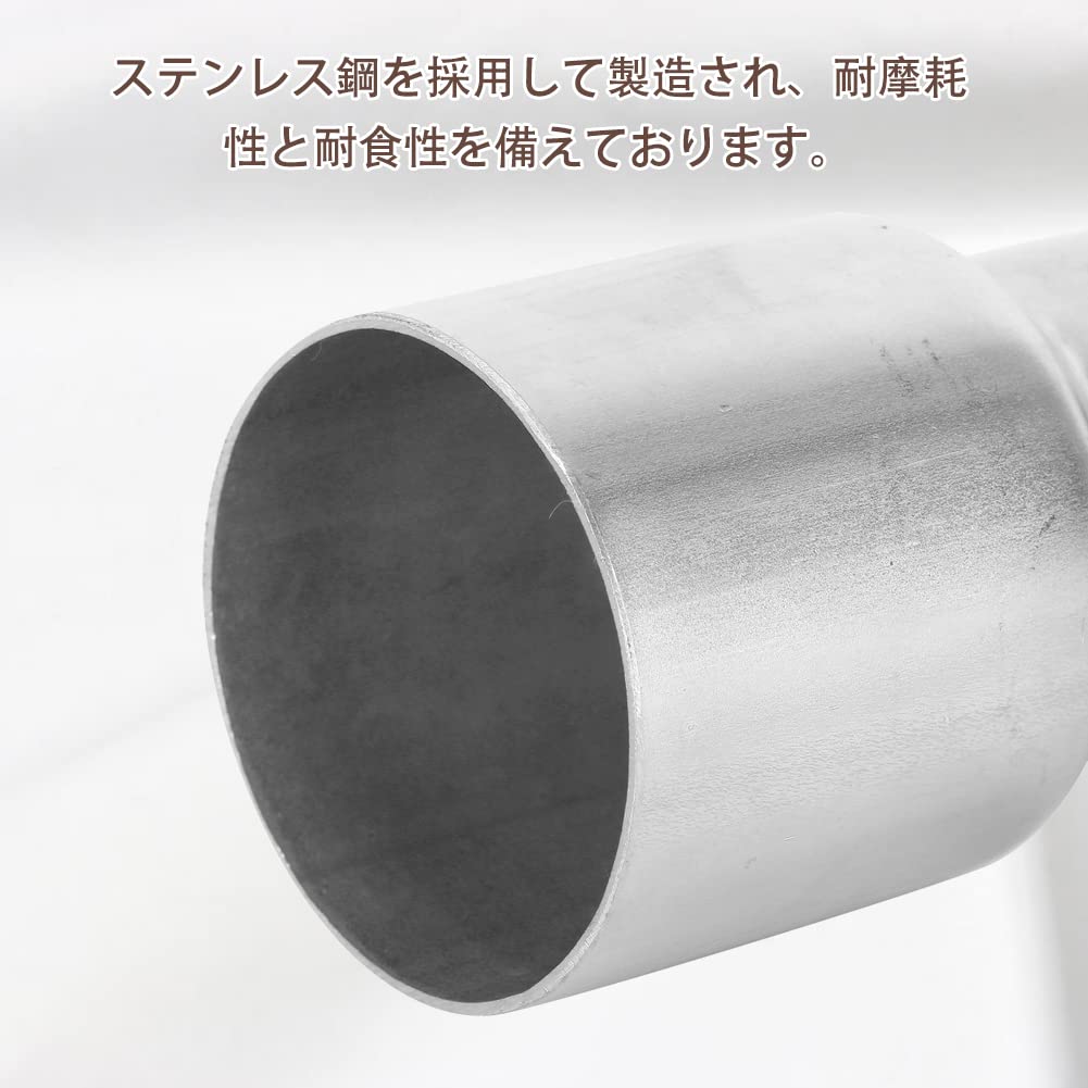 Адаптер-переходник для выхлопной трубы мотоцикла Соединительный узел выхлопной трубы Материал нержавеющая сталь 38мм/51мм Износостойкий