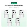 USB на USB C Адаптер для iPhone 17 USB C Female на USB Male Автомобильное Зарядное Устройство Адаптер Type C Конвертер для Apple 16 для Samsung Galaxy 3