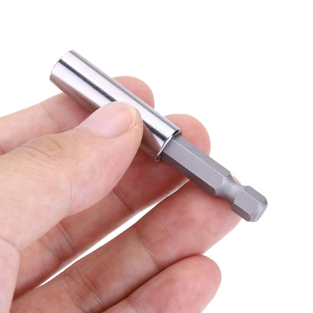 10pcs 60mm Magnetic Quick Release 1 4  Hex Shank Screwdriver Drill Bit Holder Extension Bar
