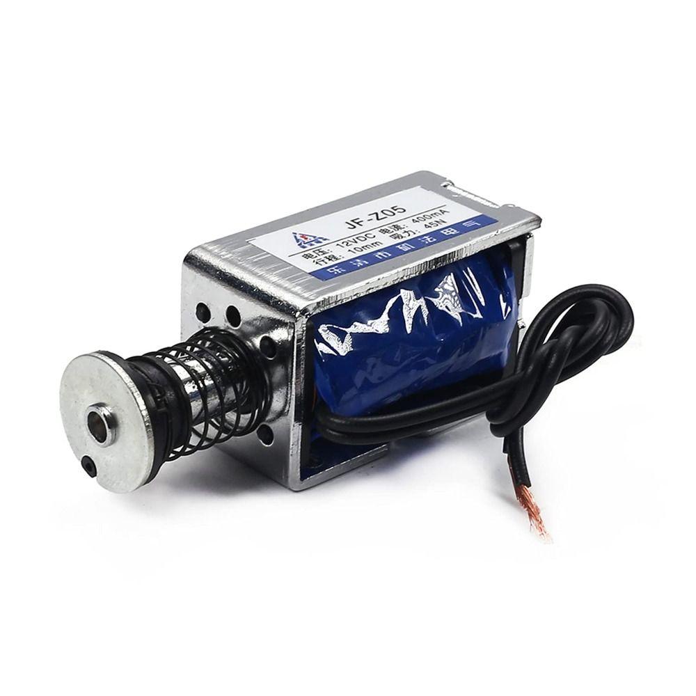DC 12V Solenoid 45N Open Frame Miniature Holding Force