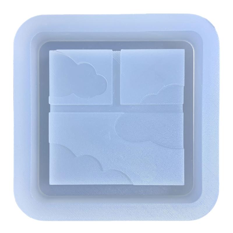 Resin Shaker Mold Quicksand Casting Epoxy Silicone Mold Resin Epoxy Jewelry Molds for Pendant Decoration Crafts