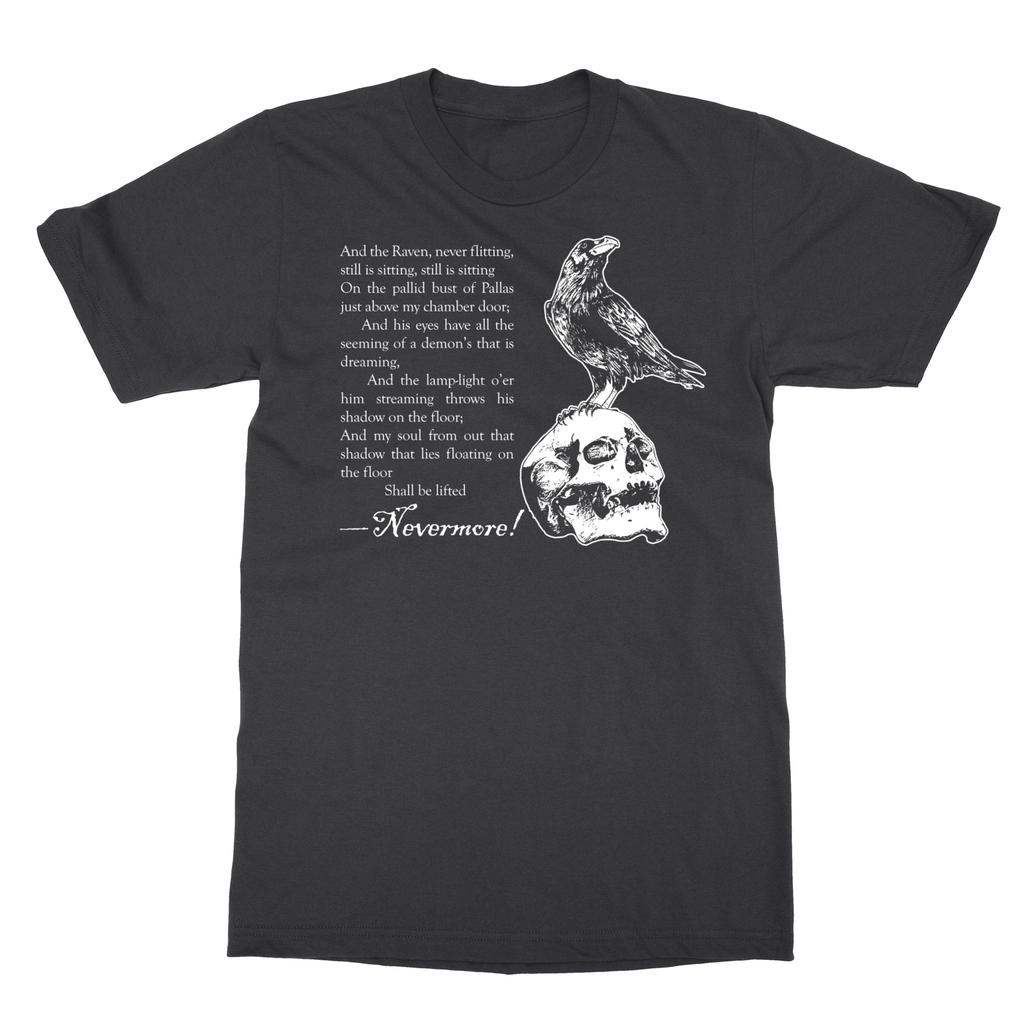 Edgar Allan Poe The Raven Once Upon A Midnight Hanes Men's T-Shirt