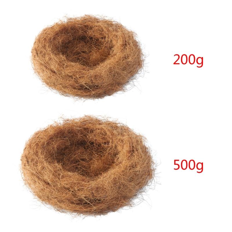 500g/200g Natural Bird Supplies Sterilized Natural Coconut Fiber for Bird Nest Excellent Toy Bird Nesting Materials