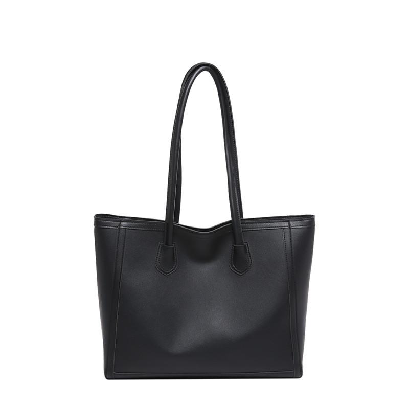 Elegant And Spacious Pu Tote Bag For Women Versatile Stylish Shoulder Bag In Four Colors