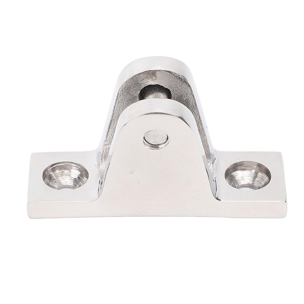 2 Pcs Bimini Top Deck Hinge Fitting 56mm 316 Stainless Steel 90 Deg Deck Hinge Bracket for RV Yacht Boat