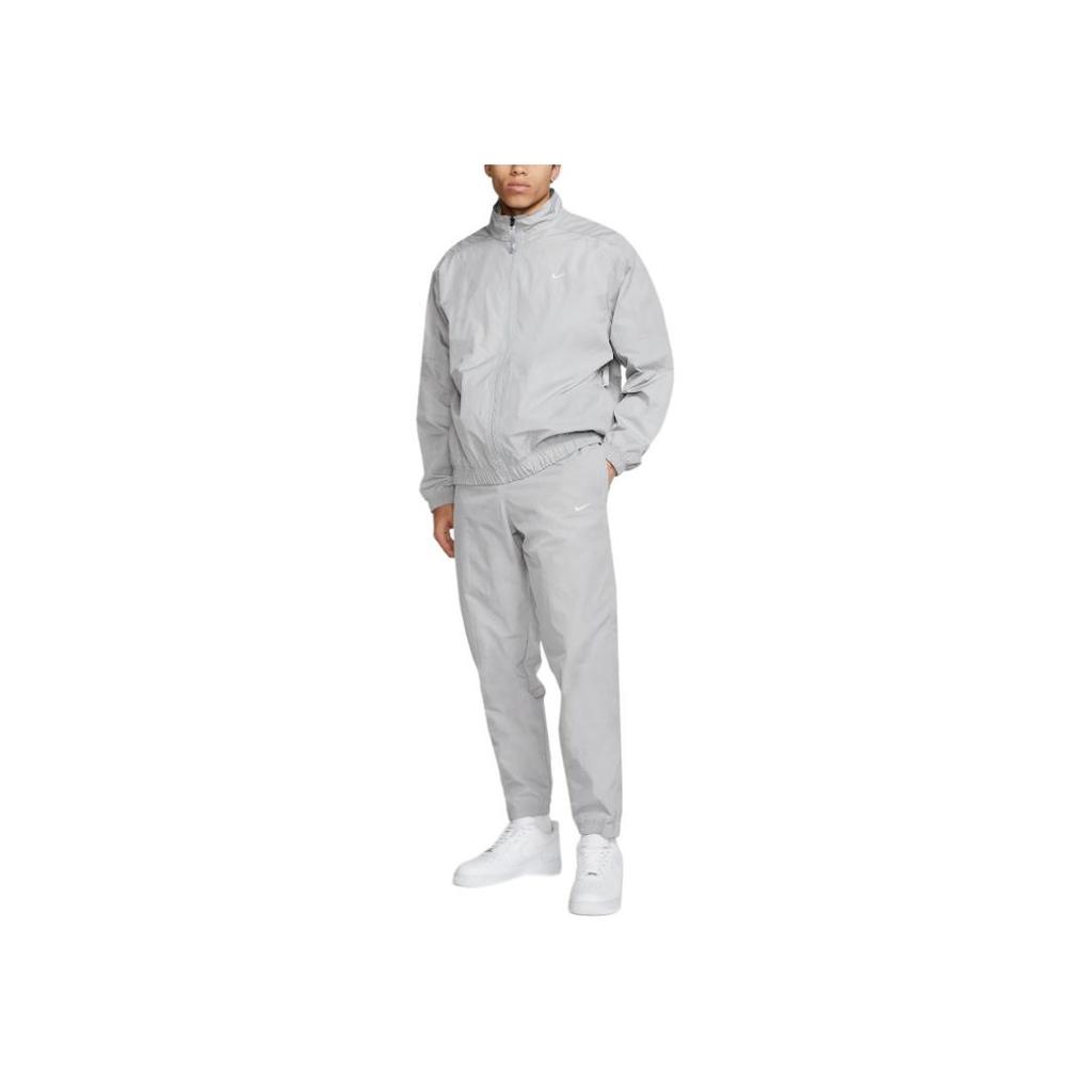 Nike Однотонные Эластичные Повседневные Брюки Мужские Низ Серый CD6544-050