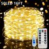 high qualityBZPCF 1pc USB Fairy String Lights, 66FT 200LED, 33Ft 100 LED, 16.4FT 50LED, Silver Wire, 8 Lighting Modes, Remote Control, USB Powered,