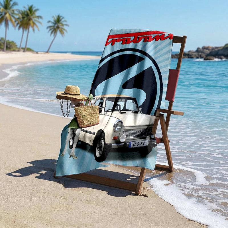 Trabant Fashion Beach Towel: Ideal for Summer Adventures Soft, absorbent and quick drying suitable for swimming and bathing
