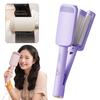 32MM V Shape Curling Iron Ceramic Big French Waves Hair Crimper Styling Tool Anti-Scald Deep Waver Curling Wand for Short And Long Hair