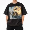 Summer Blonde Doll Disheveled Doll Washed T Shirts Apparel Harajuku T-Shirt for Men Women Tee Shirt