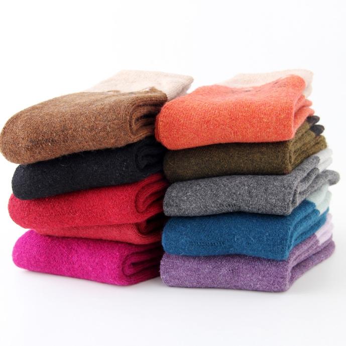 70g Thickened Wool Socks for Women - Soft, Comfortable, Cartoon Casual Style, Ultra-Warm Winter Socks Direct Factory Supply