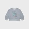 2024 Autumn Korean-Style Kids' Letter Print Spliced Sweatshirt - Casual Two-Piece Look for Boys & Girls
