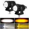 2/3Pcs Motorcycle Spotlight High Brightness Wide Angle Waterproof LED Aluminum Headlight Long Service Life Headlight
