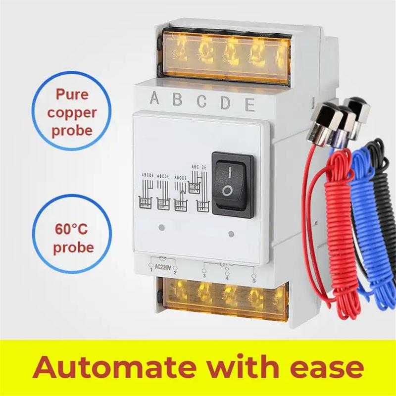Fully Automatic Water Level Controller Switch 25A 220V Water Tank Liquid Level Detection Sensor Water Pump Controller AJAS