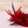 Formal Hat Fascinator Hat Flower Fedoras Hat Hair Clip Feather Hairpin  Photography Headdress