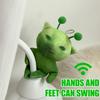 10cm Green Alien Cat Plush Toy Deformable Red Scarf Alien Kitten Toy Bag Charm  Anime Fans Gifts