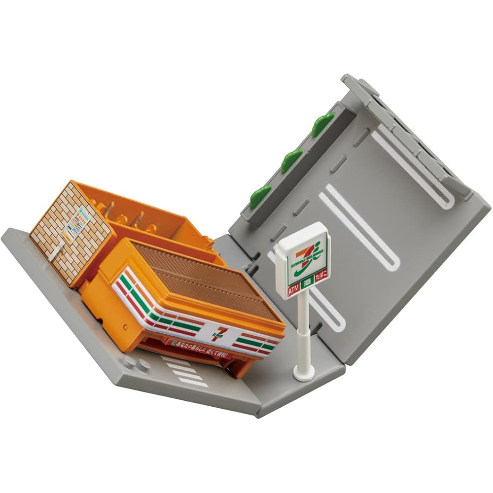 Takara Tomy Tomica Town Seven-Eleven Mini Car Toy for Ages 3 and Up Safe Toy Certified ST Mark
