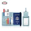 PU Leather RFID Passport Holder & Luggage Tag Set - Anti-Magnetic & Anti-Theft Document Bag In Stock
