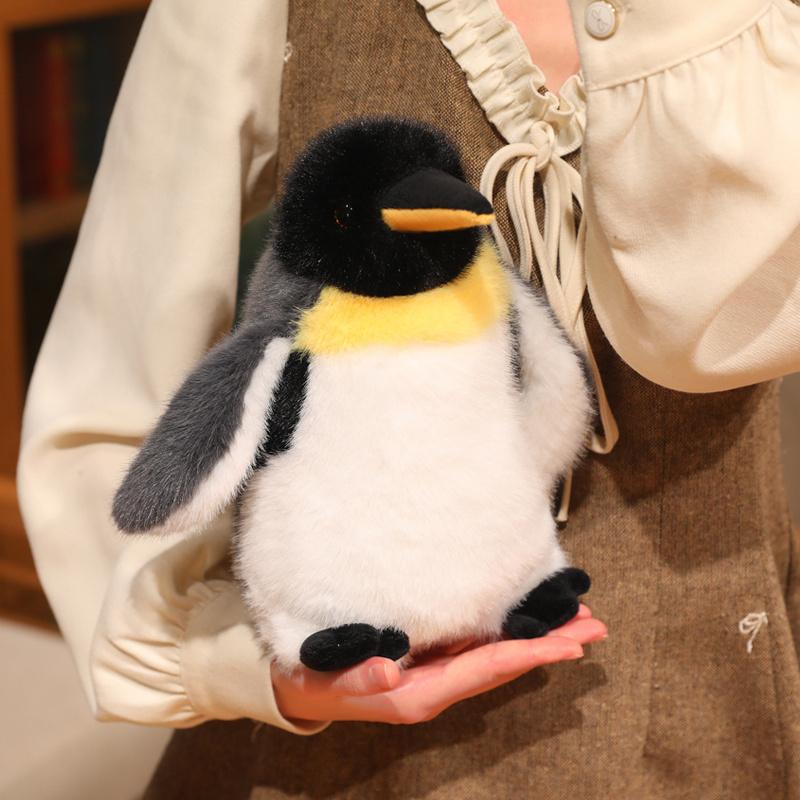 Kawaii 20/27/40cm Simulation Emperor Penguin Soft Fluffy Plush Doll Toy Antarctic Penguin Plushie Animal Toys