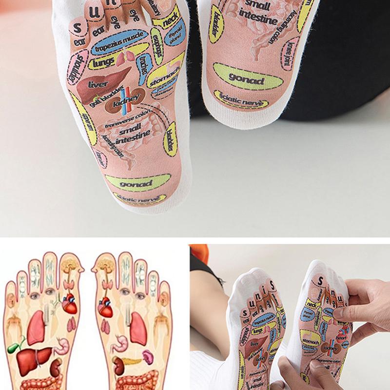 1 комплект носков для массажа ног, акупунктурных точек, массажер для расслабления мышц, снятие усталости ног, носки для точек ног