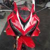 2X Motorcycle Front Fairing Winglets Side Wing Cover Red For 19-21 Honda CBR650R