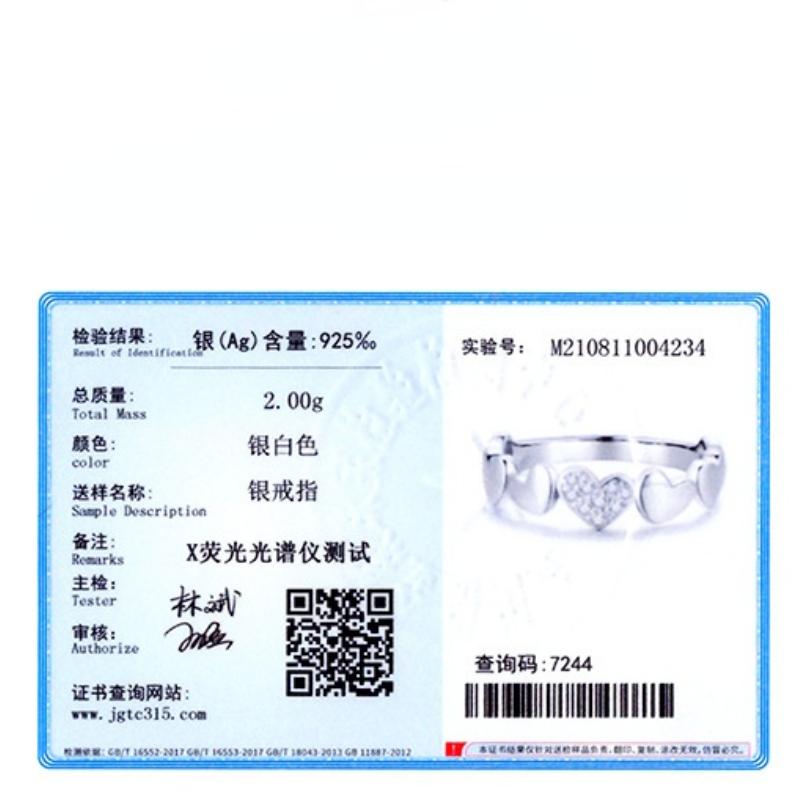 Tancise Classic 925 Sterling Silver Zircon Ring Ladies Jewelry Wedding Promise Party Gift