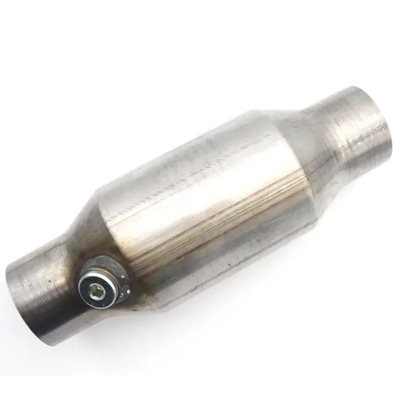 2'' 2.25'' 2.5'' 3" Универсальный каталитический нейтрализатор Датчик кислорода 400 ячеек Высокопоточный глушитель Катализатор Круглый двигатель 2.4 л