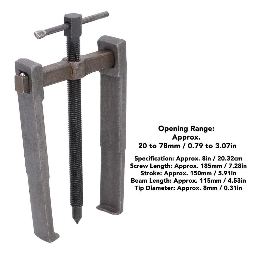 Separate Lifting Device Bearing Puller Remover 8 Inch Size 2-Jaw Puller Tool For Pulley Removal