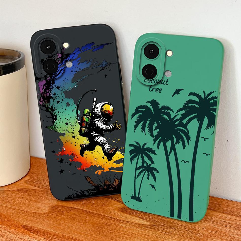 Чехол для Tecno Pop 20 / Spark Go 3 Стильный дизайн Задняя крышка для Tecno Pop20 / Spark Go3 Мягкий жидкий силикон Легкий корпус