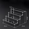 Desktop Storage Acrylic Display Stand Transparent Storage Rack Detachable Design