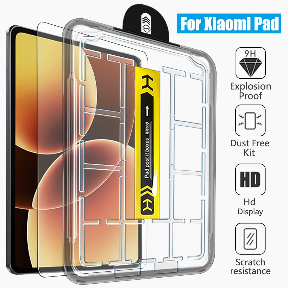 For Xiaomi Pad 8 Pro 7 6 Screen Protector Tempered Glass For Xiaomi Pad 8 7 6 6s Pro 12.4 Protective Film Accessories