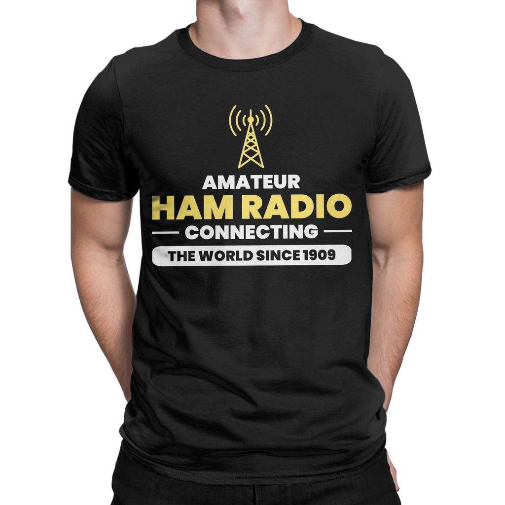 Cq Morse Code Amateur Ham Radio T Shirt For Men Women 100cotton Top Tee Funny Round Neck Short Sleeve