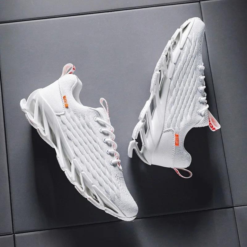 Модные люксовые брендовые мужские кроссовки, модная новая повседневная обувь, дышащие кроссовки для мужчин, кроссовки на шнуровке, большой размер 48, теннисные туфли для мужчин