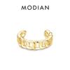 Modian 1 шт. Радужные серьги-каффы из стерлингового серебра 925 пробы, модные уникальные круглые крошечные серьги-клипсы для женщин и девочек, ювелирные аксессуары
