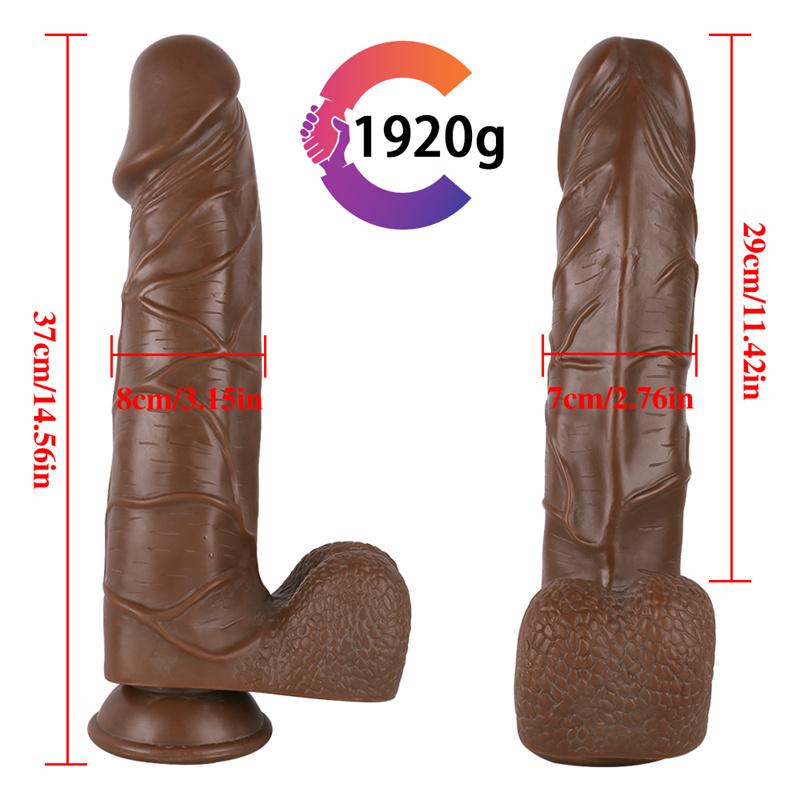 Женский супер толстый длинный имитация большого фаллоимитатора пениса SM Real Feeling секс-игрушки прибор большая анальная пробка