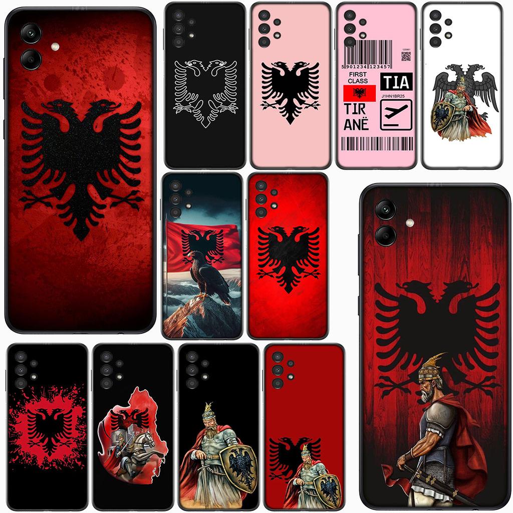 Cover for Apple iPhone 16 15 14 11 Pro Max 6 7 8 Plus + SE2 SE3 SE 2022 2020 8+ Phone Case Wallpaper Albania Albanians Flag