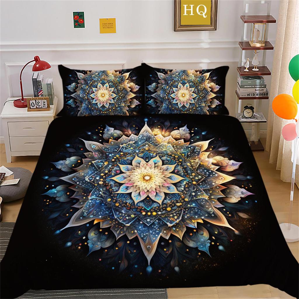 Bohemian Home Bedding Set Bedroom Quilt Cover Pillow Cover Bedding Set AU/EU/US Full Size Bedding Set Extra Large