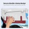WAZJ3 Car Sunshade Extension Board Multi-functional Extended Storage Panel For Alfa Romeo 156 159 147 4C 8C 166 Giulia Giulietta Mito