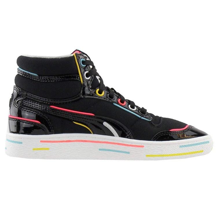 (WMNS) PUMA Unexpected x Ralph Sampson Mid 'Black White' Women's 371953-01