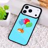 Смешной Чехол для Телефона с Воздушным Шариком и Морской Свинкой для iPhone 17 Air 16 15 11 12 14 13 Pro Max Ударопрочный Чехол