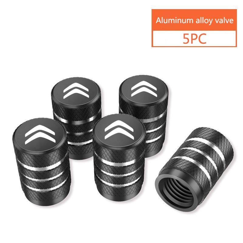 5Pcs Metal Alloy Car Wheel Tire Valve Stem Caps For Citroen C4 C3 C5 C1 C2 Berlingo C-Elysee C4-Picasso C4-Aircross Accessories alp123