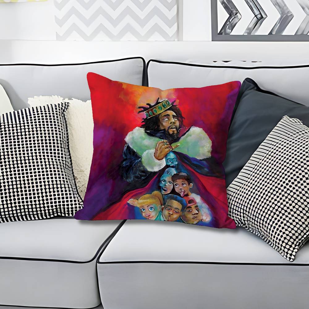 JJ Cole The FallOff Anime Celebrity Merchandise AllMatch Printed Pillow Case Sofa Car Office Room Decoration Protector