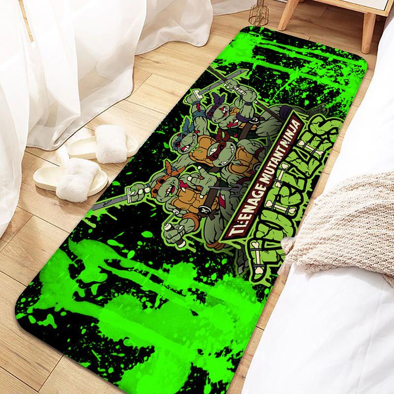N-Ninja Turtles Door Mat Entrance Non-slip Doormat Washable Kitchen Carpet Living Room Hallway Rugs Bathroom Bath Door Mats
