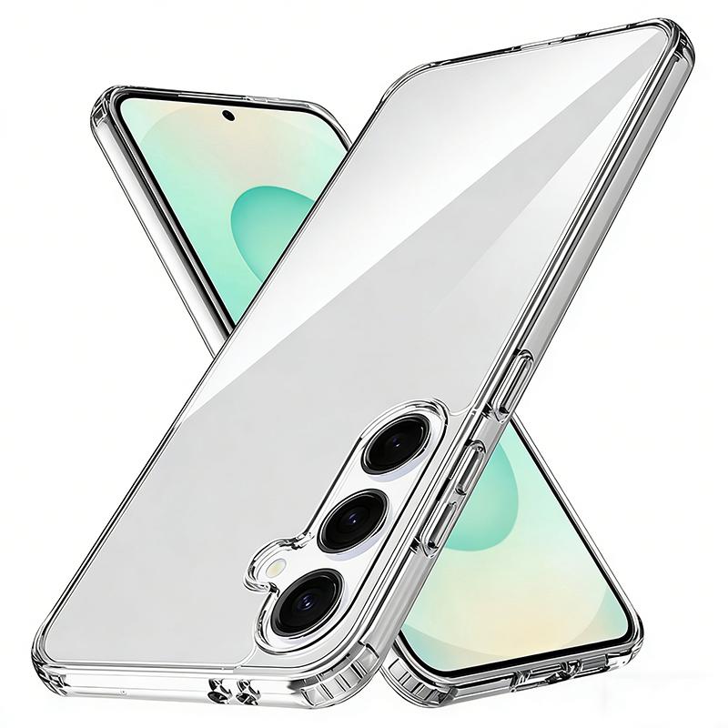 Ударопрочный Гибридный Жесткий PC Чехол Для Samsung Galaxy S25 Ultra Plus S25+ Прозрачная Жесткая Крышка Силиконовая Мягкая Оболочка S25Ultra S 25 + Coque