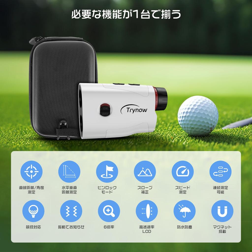 Golf Laser Distance Meter MINI Maximum 1200YD with special case second instant measurement 6x optical telephoto High transmission lens Ultra small