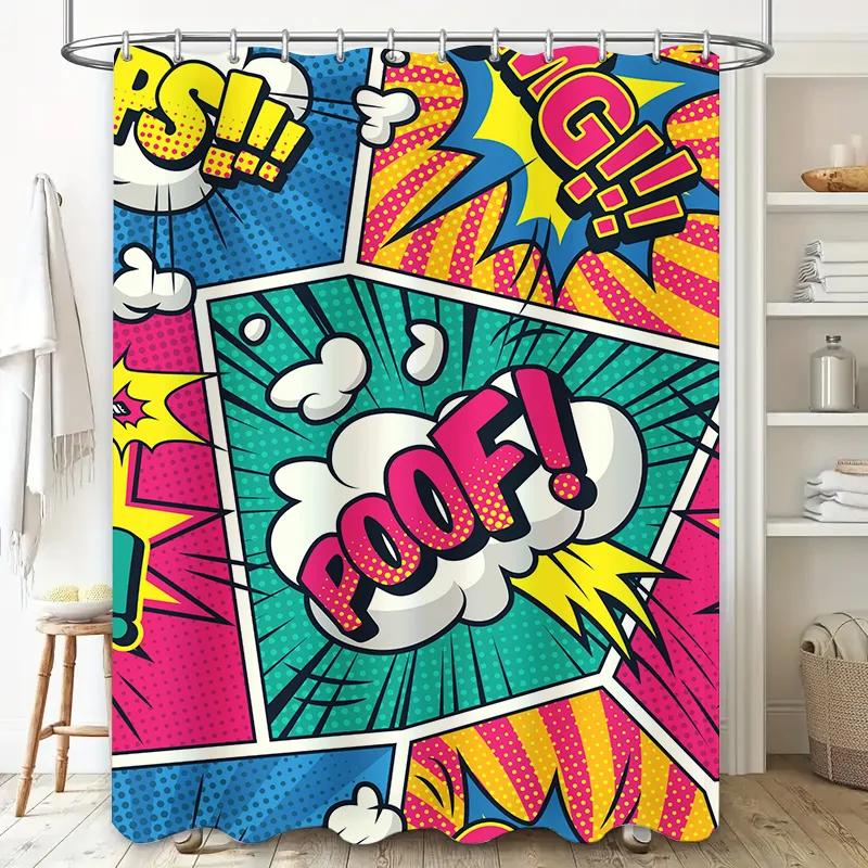Sparkling Mermaid Scale Shower Curtain Premium Waterproof Fabric Decorative Home Bathroom Accessory With Silver Glitter Availabl