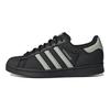 adidas Оригинальные кроссовки Superstar из ткани и кожи, повседневные, низкие, унисекс, черно-серые IE1829