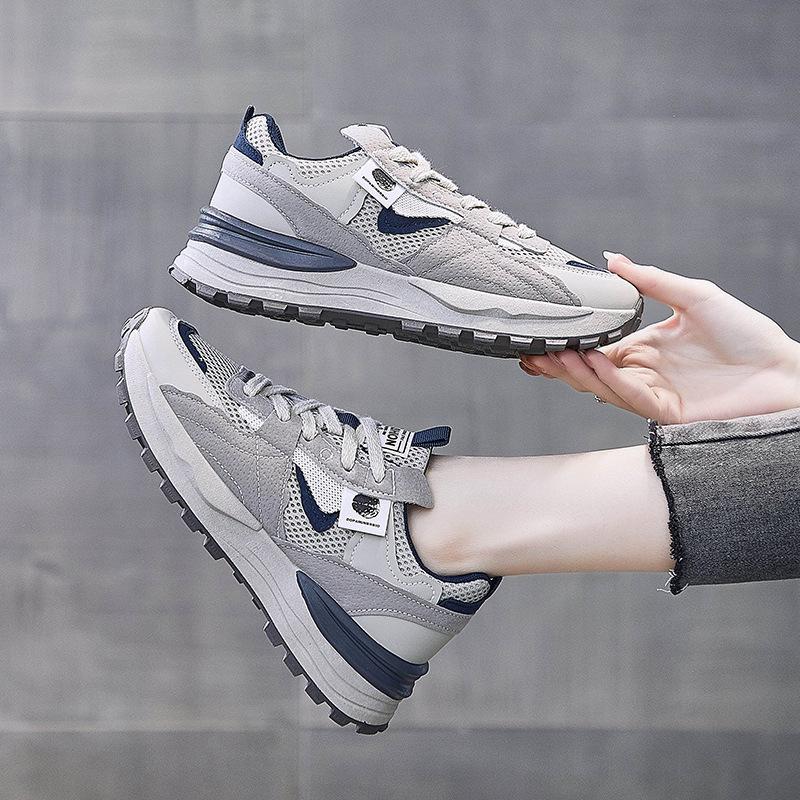 2026 spring new dad women's shoes ins lace-up platform student sports and leisure street shoes 6657