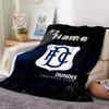 Dundee Football Club Logo Design Artwork Customize Your Name Cartoon Movie Pattern Blanket Chair Office Sofa Bed Camping Soft And Warm Give To